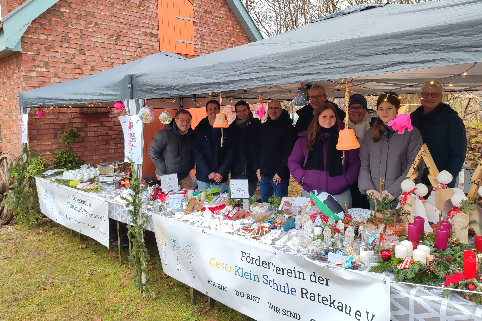 Cesar-Klein-Schule bereichert erneut den Weihnachtsmarkt am Dorfmuseum